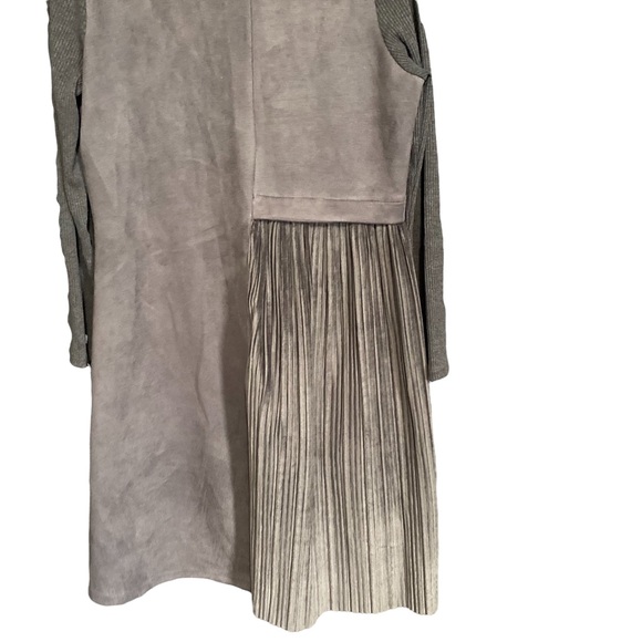 Girls Gray Dress size 18 Long Sleeve will fit adult small - Picture 3 of 6